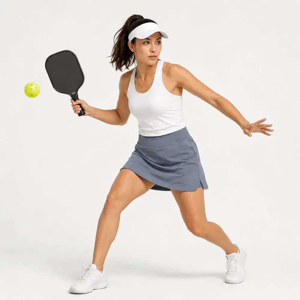 32 Degrees Skort Women's Size Medium Gray Pickleball Tennis Athleisure Casual